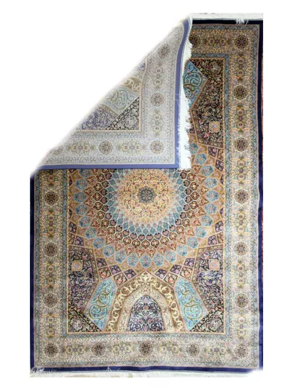 EBRISEM Gallery | İran İpek Makina Halı | 225×150 cm