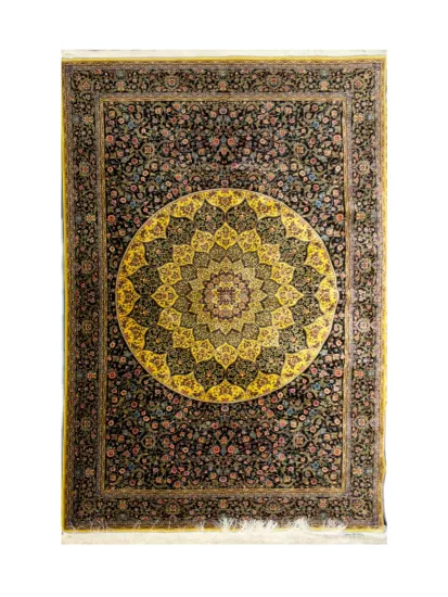 EBRISEM Gallery | İran İpek Makina Halı | 225×150 cm