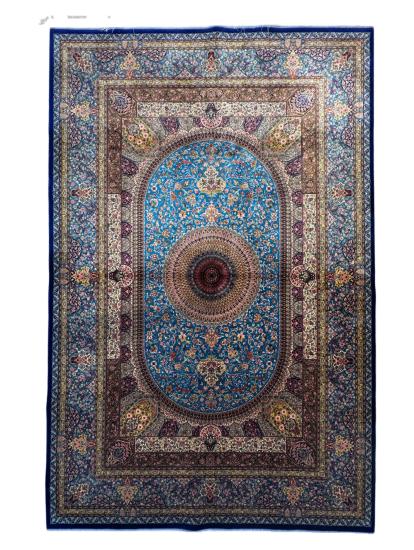 EBRISEM Gallery | İran İpek Makina Halı | 225×150 cm
