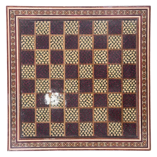 Handcrafted Khatam Chess Set - 38x38 CM