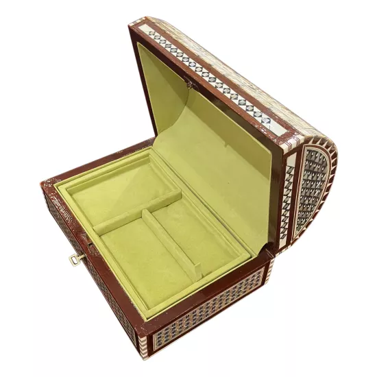 Egyptian Mother-of-Pearl Inlaid Jewelry Box | 18x27 cm