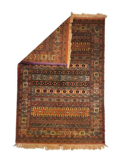 İran’ın El Dokuma Horasan Turkmen Halısı Ebat: (136 x 197) cm