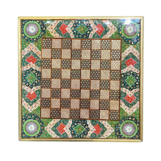 EBRISEM | Iranian Hatem Chess Board | 40×40 cm | Handmade