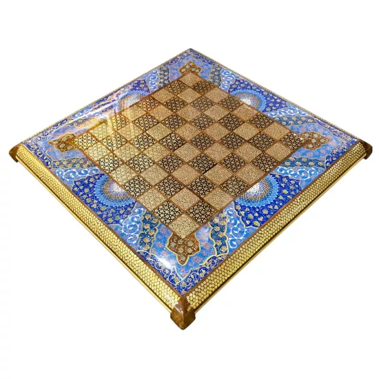 EBRISEM | Iranian Hatem Chess Board | 40×40 cm | Handmade