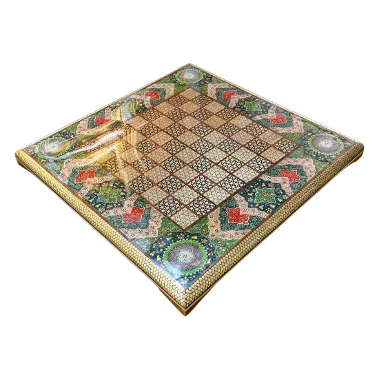 EBRISEM | Iranian Hatem Chess Board | 40×40 cm | Handmade