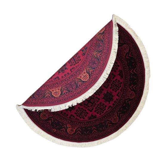 EBRISEM Gallery | Afgan Desenli İran Makine Halısı | Ø 150 cm