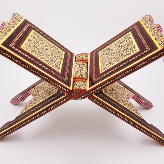 Iranian khatam Art Book holder 42 x 17 cm