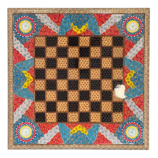 EBRISEM | Iranian Hatem Chess Board | 40×40 cm | Handmade