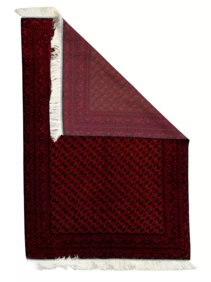 Afgan Desenli İran Makina İpek Halı | 120×180 cm