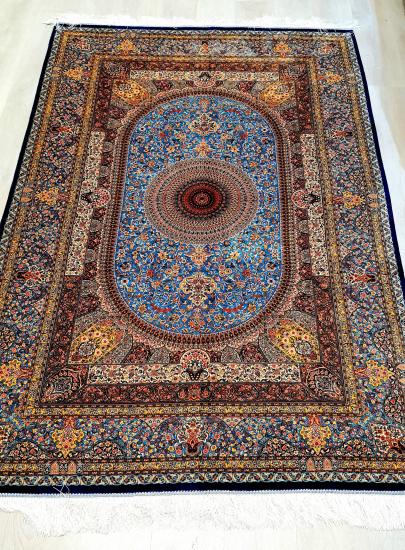 Pure Silk Machine Made Carpet (225 x 150 cm)