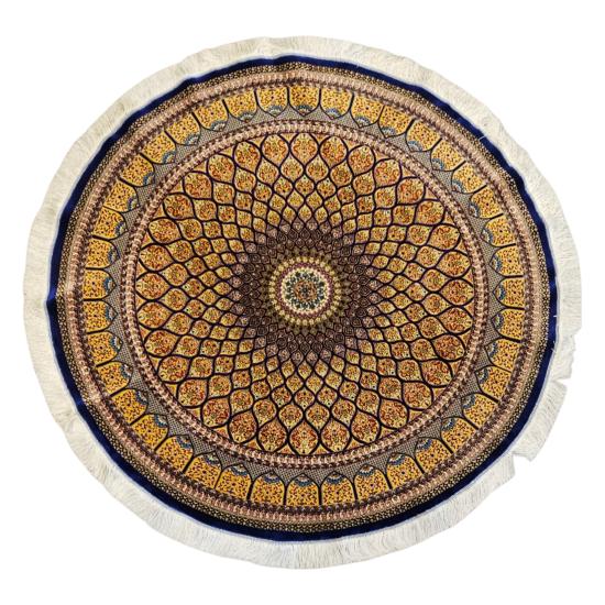 EBRISEM Gallery | Yuvarlak Klasik Desenli Makine Halısı | 150 cm