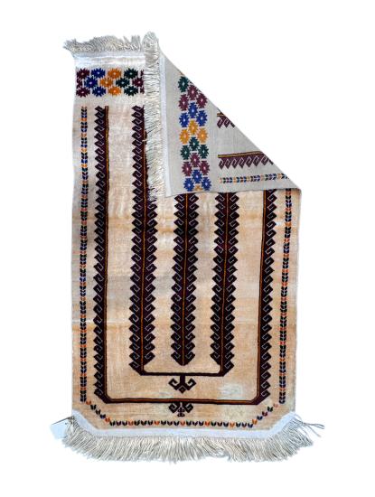 İran’ın El Dokuma turkmen Halısı Ebat: (74 X 124) cm
