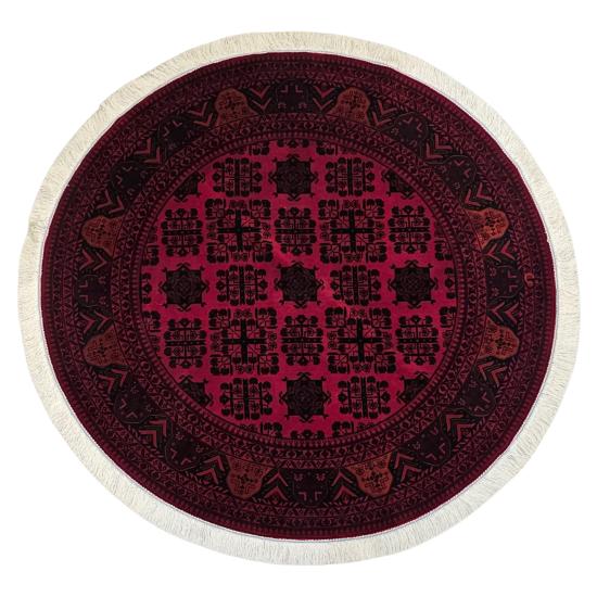 EBRISEM Gallery | Afgan Desenli İran Makine Halısı | Ø 150 cm