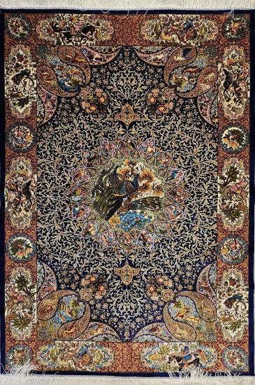 EBRISEM Gallery | Klasik Medalyon ve Figürlü Makina Halısı | 180×120 cm