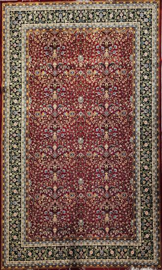 İran Makine İpek Halı | Kırmızı Klasik Desen | 200×300 cm