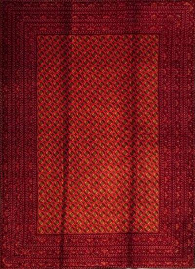 Afgan Desenli İran Makina İpek Halı | 170×240 cm