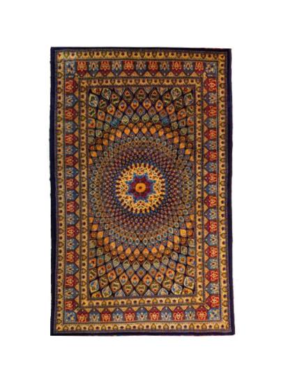Afgan Halı Iran Tavus Deseni  (192 x 335) cm