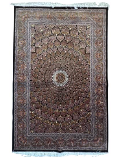 EBRISEM Gallery | İran İpek Makina Halı | 225×150 cm