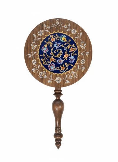 EBRISEM | El Yapımı İran Aynası | 20 cm | Ahşap Tasarım
