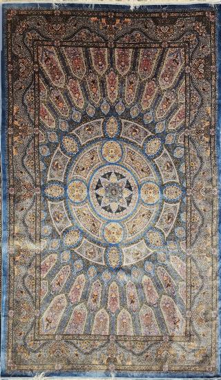 EBRISEM Gallery | İran İpek Makina Halı | 225×150 cm
