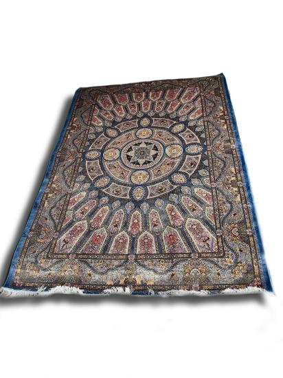 EBRISEM Gallery | İran İpek Makina Halı | 225×150 cm