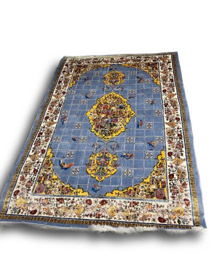 EBRISEM Gallery | İran İpek Makina Halı | 225×150 cm