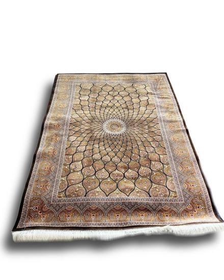 EBRISEM Gallery | İran İpek Makina Halı | 225×150 cm