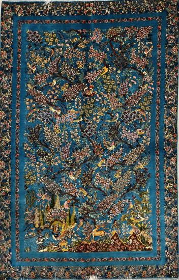 İran Makine İpek Halı | 100×150 cm