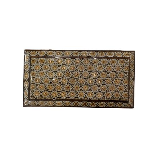 İran El İşlemesi Hatem Mücevher Kutusu - 10 x 20 cm  