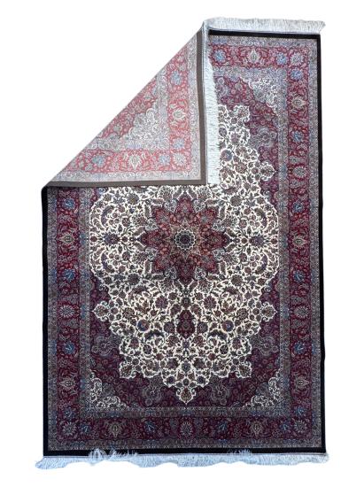 EBRISEM Gallery | İran İpek Makina Halı | 225×150 cm