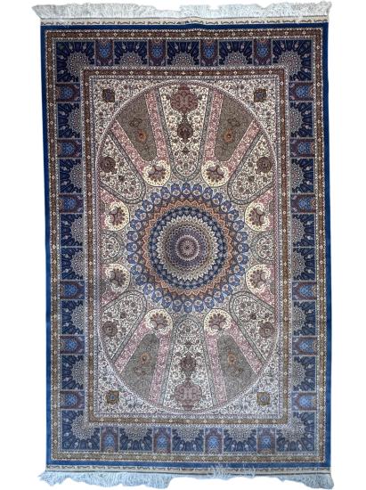 EBRISEM Gallery | İran İpek Makina Halı | 225×150 cm