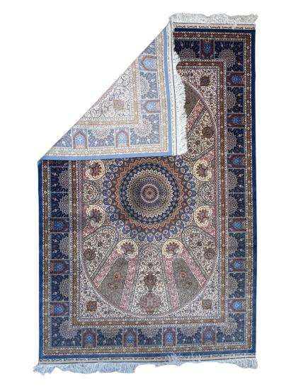 EBRISEM Gallery | İran İpek Makina Halı | 225×150 cm
