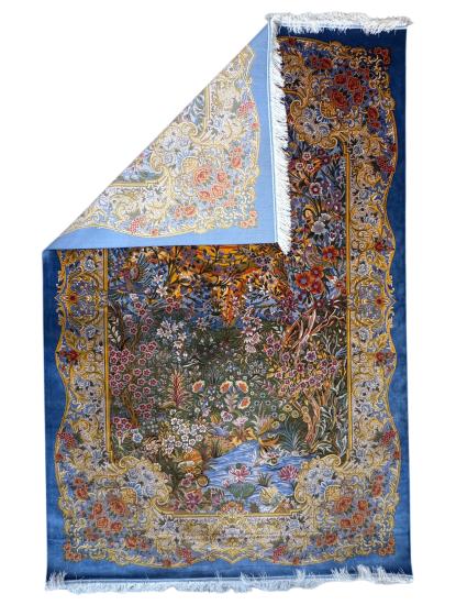 EBRISEM Gallery | İran İpek Makina Halı | 225×150 cm