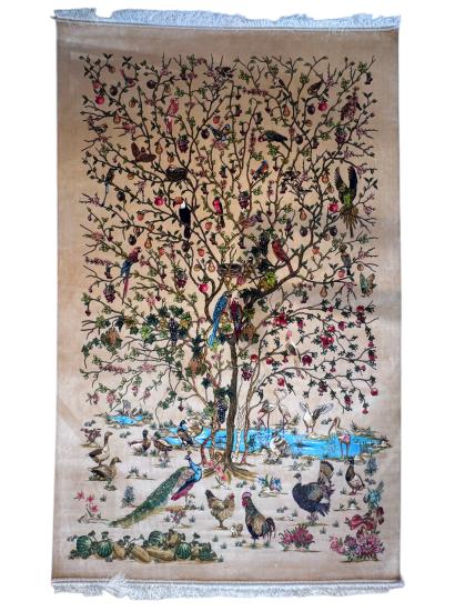 EBRISEM Gallery | İran İpek Makina Halı | 225×150 cm
