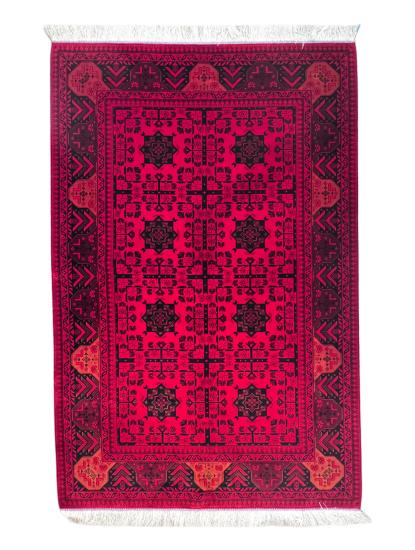 Afgan Desenli İran Makina İpek Halı | 120×180 cm