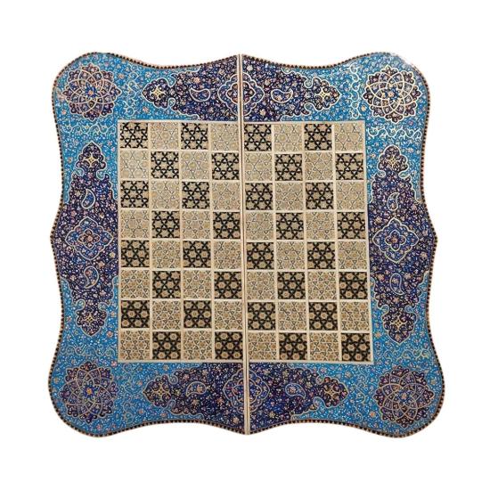 İran’ın El İşlemesi Luks Hatem Tavla ve Satranç (50 x 50) CM