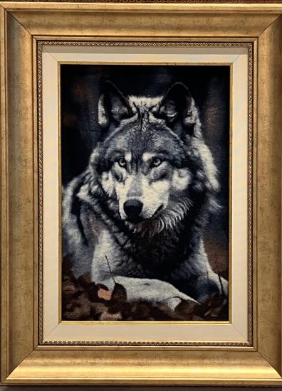 EBRISEM | Kurt El Dokuma İran Tablo Halısı 37×57 cm
