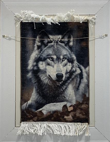 EBRISEM | Kurt El Dokuma İran Tablo Halısı 37×57 cm