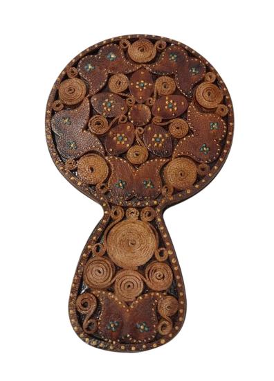 Deri Ayna  (İran’ın El Sanatı) (18cm x 11 cm)