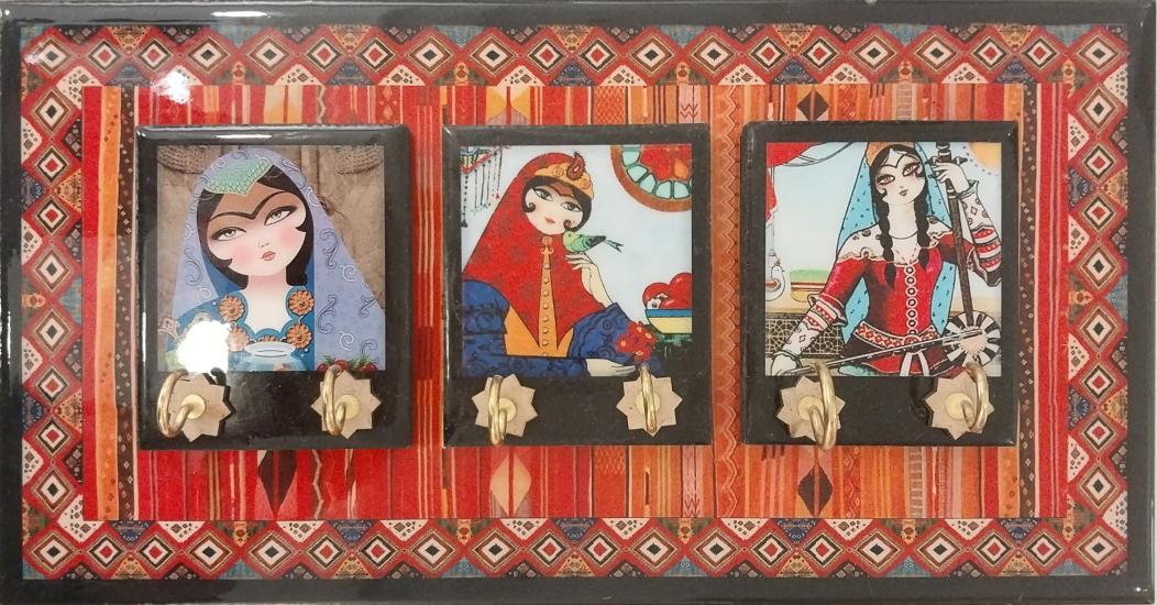 İran’ın El İşlemesi  Anahtarlık ve Ebat: (15 x 27) cm