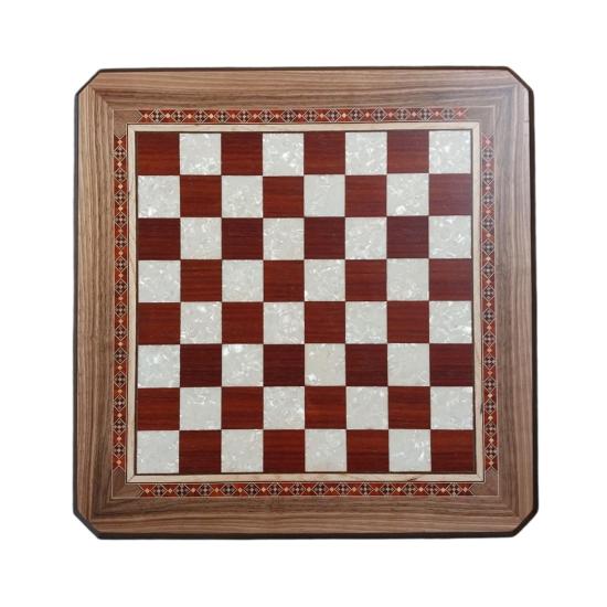  luks Sadaf İşieme Satranç (40 x 40) cm