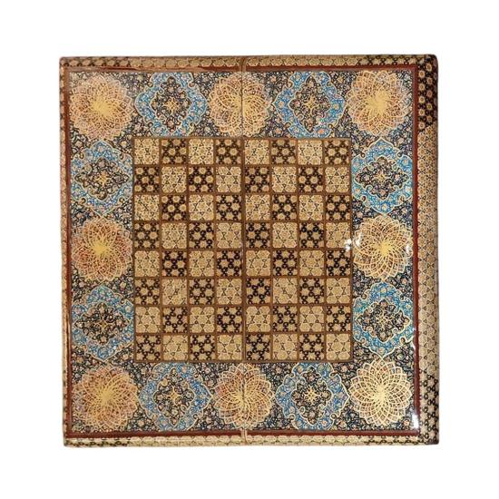 İran’ın El İşlemesi Luks Hatem Tavla ve Satranç (50 x 50) CM