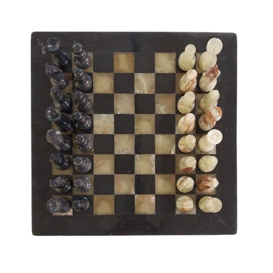 İran’ın El İşlemesi cam Satranç Takımı (38 x 38) cm