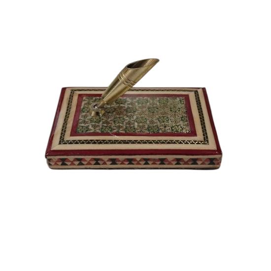 Hatem Masaüstü Luks Kalemlik (İran’ın El Sanatı) ebat: (7 x 10) cm