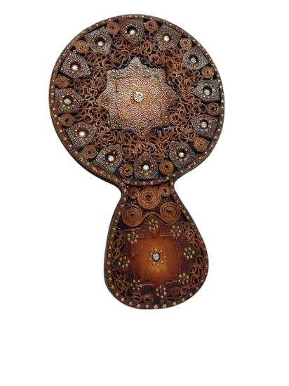 Deri Ayna  (İran’ın El Sanatı) (18cm x 11 cm)