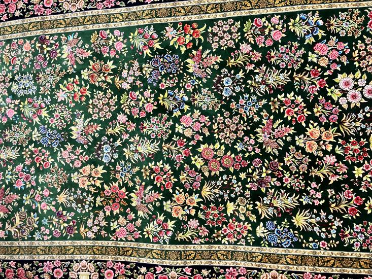 EBRISEM Gallery | İran İpek Makina Halı | 225×150 cm