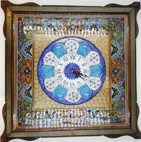 mesi Luks Duvar Saatı  Ebat: (46 x 46 cm)
