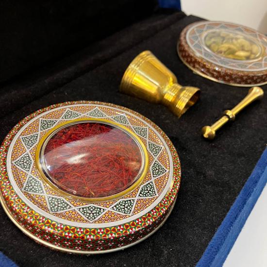  Gift Saffron Set | Saffron 3 gr + Cardamom + Velvet Box