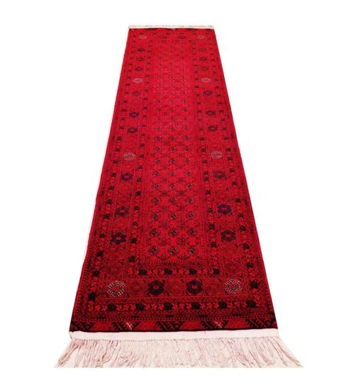 Afgan El Dokuması Yolluk Halı ( Tekap ) ( 80 x 291 cm)