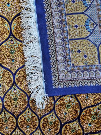 350x250 cm İpek Makine Dokuma Halı | Klasik Pers Desen